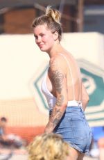 IRELAND BALDWIN at a Beach in Malibu 07/27/2020