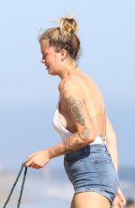 IRELAND BALDWIN at a Beach in Malibu 07/27/2020