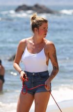 IRELAND BALDWIN at a Beach in Malibu 07/27/2020