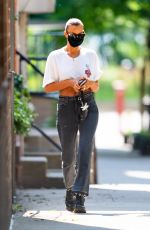 IRINA SHAYK Out and About in New York 07/25/2020