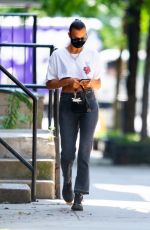 IRINA SHAYK Out and About in New York 07/25/2020