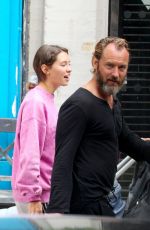 IRIS and Jude LAW Out Shopping in London 07/07/2020