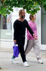 IRIS and Jude LAW Out Shopping in London 07/07/2020