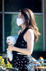 JAIME MURRAY Out with Her Dog in Hollywood 07/03/2020