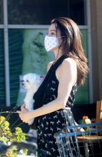 JAIME MURRAY Out with Her Dog in Hollywood 07/03/2020