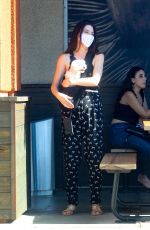 JAIME MURRAY Out with Her Dog in Hollywood 07/03/2020