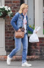 JANE DANSON in Double Denim Out in Cheshire 06/30/2020