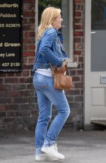 JANE DANSON in Double Denim Out in Cheshire 06/30/2020