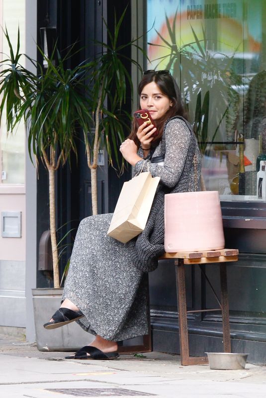 JENNA LOUISE COLEMAN Out Shopping in London 07/11/2020