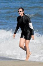 JENNIFER GARNER in a Wetsuit at a Beach in Malibu 07/13/2020