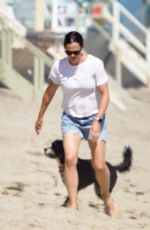 JENNIFER GARNER in Denim Shorts Out on the Beach in Malibu 07/12/2020