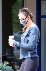 JENNIFER GARNER Out for Morning Coffee in Malibu 07/10/2020