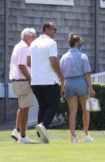 JENNIFER LOPEZ and Alex Rodriguez at Shinnecock Country Club in Southampton 07/27/2020