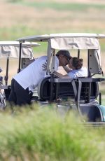 JENNIFER LOPEZ and Alex Rodriguez at Shinnecock Country Club in Southampton 07/27/2020