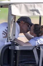 JENNIFER LOPEZ and Alex Rodriguez at Shinnecock Country Club in Southampton 07/27/2020