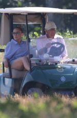 JENNIFER LOPEZ and Alex Rodriguez at Shinnecock Country Club in Southampton 07/27/2020