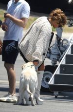 JENNIFER LOPEZ and Alex Rodriguez Boarding a Private Jet in Van Nuys 07/02/2020