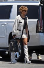 JENNIFER LOPEZ and Alex Rodriguez Boarding a Private Jet in Van Nuys 07/02/2020