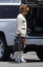 JENNIFER LOPEZ and Alex Rodriguez Boarding a Private Jet in Van Nuys 07/02/2020