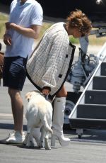 JENNIFER LOPEZ and Alex Rodriguez Boarding a Private Jet in Van Nuys 07/02/2020
