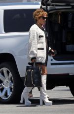 JENNIFER LOPEZ and Alex Rodriguez Boarding a Private Jet in Van Nuys 07/02/2020