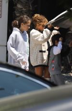 JENNIFER LOPEZ and Alex Rodriguez Boarding a Private Jet in Van Nuys 07/02/2020