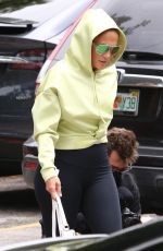 JENNIFER LOPEZ Arrives at a Studio in Miami 07/13/2020