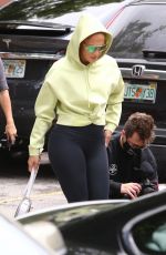 JENNIFER LOPEZ Arrives at a Studio in Miami 07/13/2020