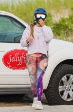 JENNIFER LOPEZ on Her Daily Exercise Routine in The Hamptons 07/25/2020