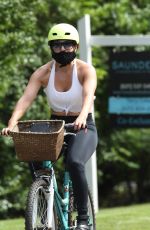 JENNIFER LOPEZ Out Riding a Bike in New York 07/23/2020