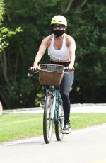 JENNIFER LOPEZ Out Riding a Bike in New York 07/23/2020