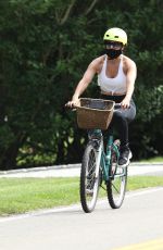 JENNIFER LOPEZ Out Riding a Bike in New York 07/23/2020