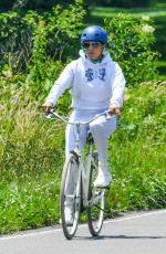 JENNIFER LOPEZ Out Riding a Bike in The Hamptons 07/08/2020