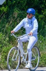 JENNIFER LOPEZ Out Riding a Bike in The Hamptons 07/08/2020