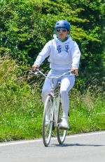 JENNIFER LOPEZ Out Riding a Bike in The Hamptons 07/08/2020