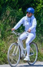 JENNIFER LOPEZ Out Riding a Bike in The Hamptons 07/08/2020