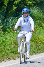 JENNIFER LOPEZ Out Riding a Bike in The Hamptons 07/08/2020
