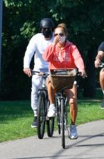 JENNIFER LOPEZ Out Riding a Bike ride in The Hamptons 07/05/2020