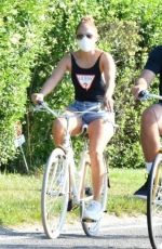 JENNIFER LOPEZ Out Riding a Bike ride in The Hamptons 07/05/2020