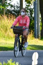 JENNIFER LOPEZ Out Riding a Bike ride in The Hamptons 07/05/2020