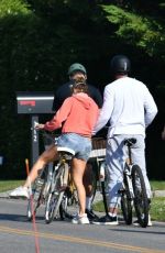 JENNIFER LOPEZ Out Riding a Bike ride in The Hamptons 07/05/2020