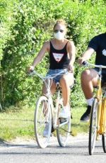 JENNIFER LOPEZ Out Riding a Bike ride in The Hamptons 07/05/2020