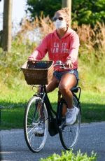 JENNIFER LOPEZ Out Riding a Bike ride in The Hamptons 07/05/2020