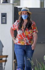 JENNIFER LOVE HEWITT at Ice Party in Her Front Yard in Pacific Palisades 07/21/2020