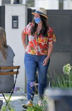 JENNIFER LOVE HEWITT at Ice Party in Her Front Yard in Pacific Palisades 07/21/2020
