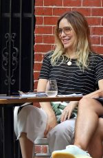 JENNY MOLLEN and Jason Biggs at a Cafe in New York 07/21/2020