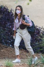 JESSICA ALBA Heading to Honest Company in Los Angeles 07/28/2020