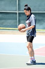 JESSICA GOMES Playing Basketball in Los Angeles 07/05/2020