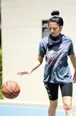 JESSICA GOMES Playing Basketball in Los Angeles 07/05/2020