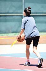 JESSICA GOMES Playing Basketball in Los Angeles 07/05/2020